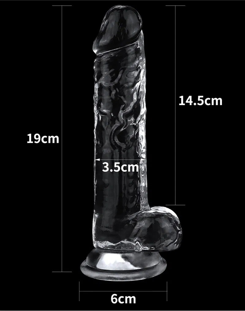 Gode - Dildo Transparent Flawless Clear Dildo - LoveToy