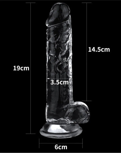 Gode - Dildo Transparent Flawless Clear Dildo - LoveToy