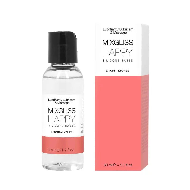 Happy Lychee Silicone Base Lubricant - MixGliss