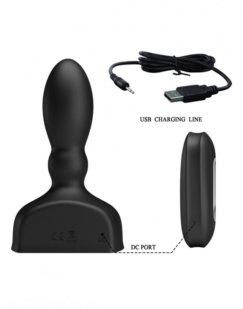 Inflatable and Vibrating Plug with Remote Control Mr Play - PrettyLove