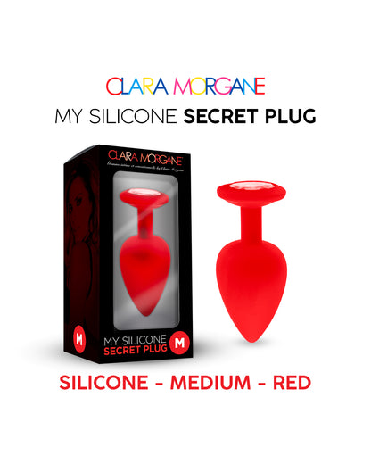 Plug My Silicone Secret Plug Red M - Clara Morgane