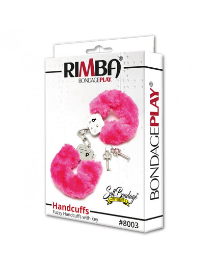 Fuzzy Pink Handcuffs - Rimba Bondage Play