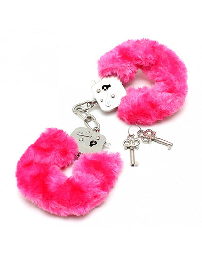 Fuzzy Pink Handcuffs - Rimba Bondage Play