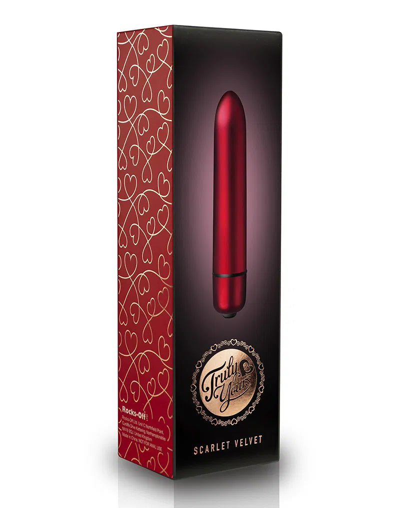 Vibromasseur Bullet RO-90 mm Truly Yours Scarlet Velvet - Rocks Off