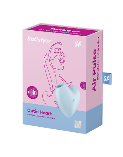 Stimulateur Clitoridien Cutie Heart Bleu - Satisfyer