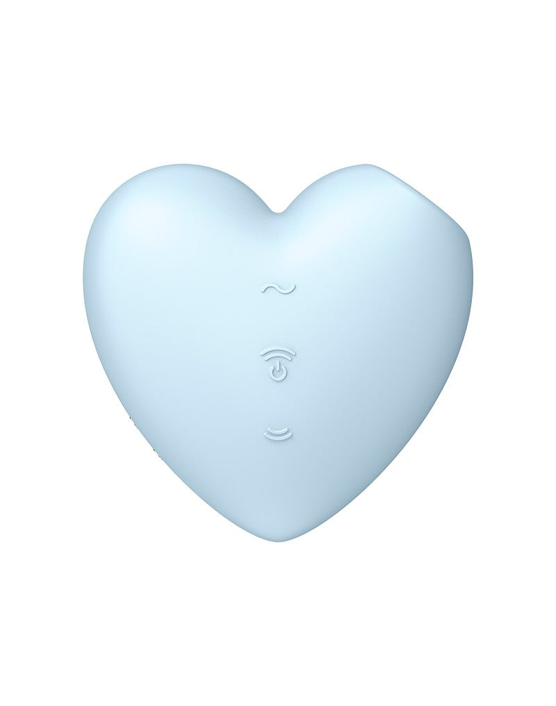 Cutie Heart Clitoral Stimulator Blue - Satisfyer