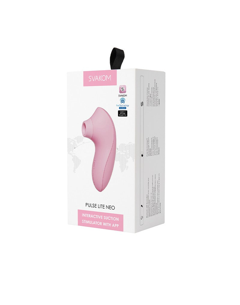 Clitoral Stimulator with App Pulse Lite Neo Pink - Svakom