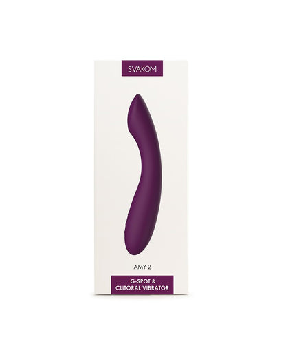 Amy 2 Purple G-Spot Vibrator - Svakom