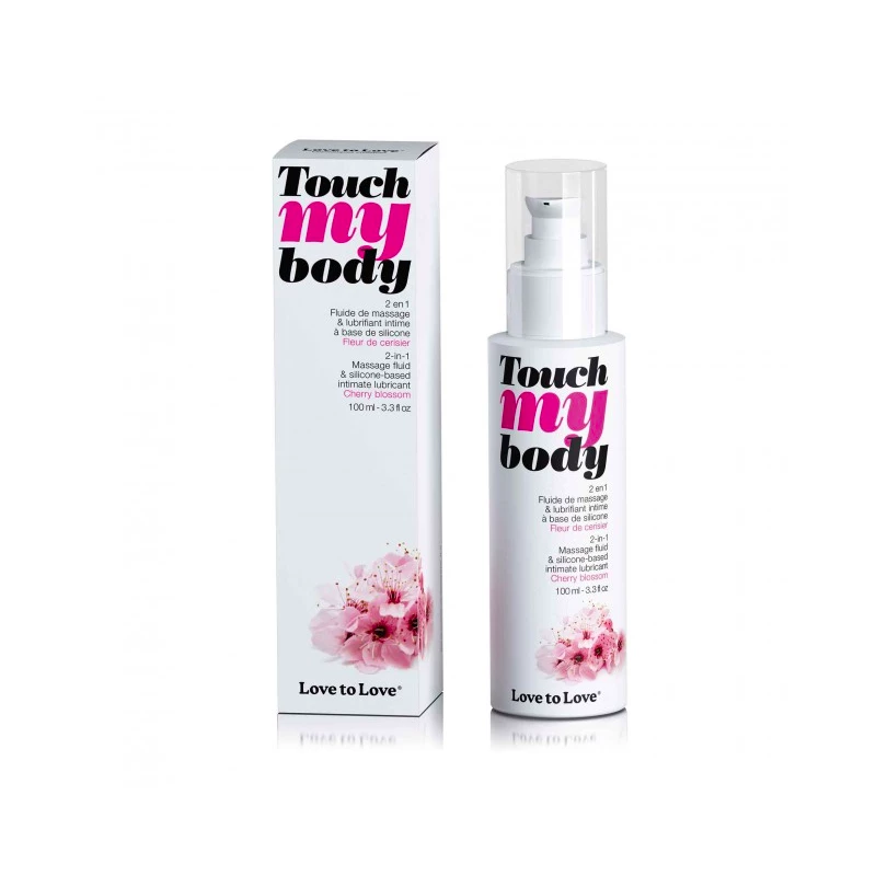 Touch My Body Cherry Blossom Silicone Massage and Lubricant Gel - Love To Love