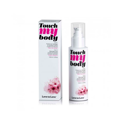 Touch My Body Cherry Blossom Silicone Massage and Lubricant Gel - Love To Love